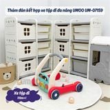 Thảm đàn kết hợp xe tập đi đa năng 07159 Umoo