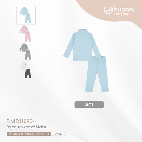 Bộ dài tay cao cổ Molist 904 Bubaby