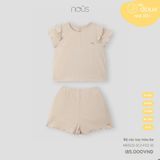 Bộ cộc tay màu be Nous NB3S25-SC2-F02-SE-6M