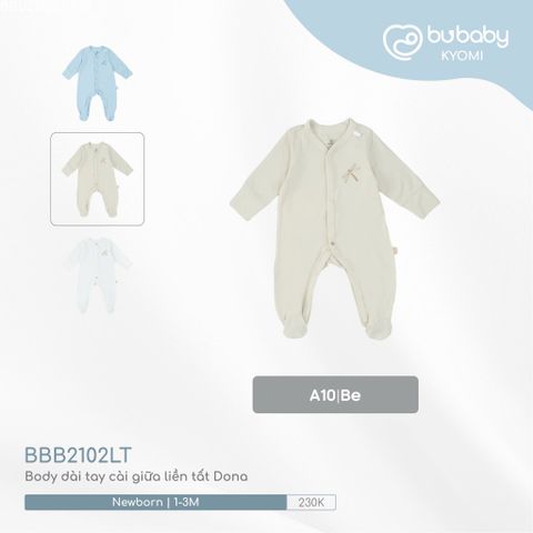 Body dài tay cài giữa liền tất Dona Bubaby BBB2102LT.0NBA01
