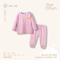 Bộ dài tay cổ tròn Punchun