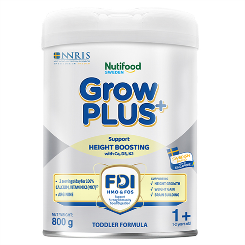 Sữa công thức Nutifood GrowPLUS+ bạc