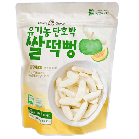 Bánh ăn dặm gạo lứt thanh dẹt Mom choice