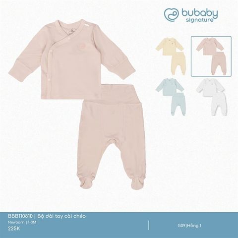 Bộ dài tay cài chéo Bambus Bubaby BBB110810.0NBA08