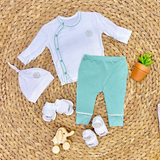 Bộ Cài Chéo Modal Ropline Xanh Ovy 3-6M - Xanh ovy - 3-6m (Bộ)