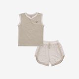 Promo Bộ sát nách cổ V Siro 140600 Bubaby