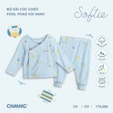 Bộ dài tay Chaang cúc chéo