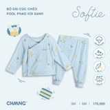Bộ dài tay Chaang cúc chéo