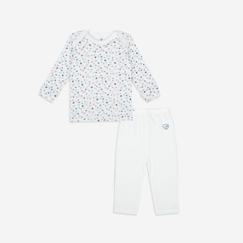 Promo Bộ dài tay cổ chồm Leafly 110501 Bubaby