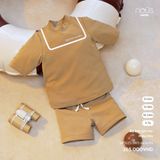 Bộ bơi cộc tay màu nâu Nous NP3S25-SW5-M04-PN-9M