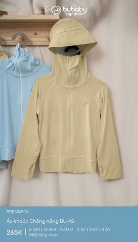 Áo khoác Chống nắng BU 4S Bubaby BBB306500.03Y94B