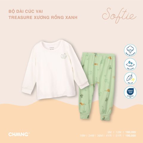 Bộ dài tay cúc vai Treasure Chaang