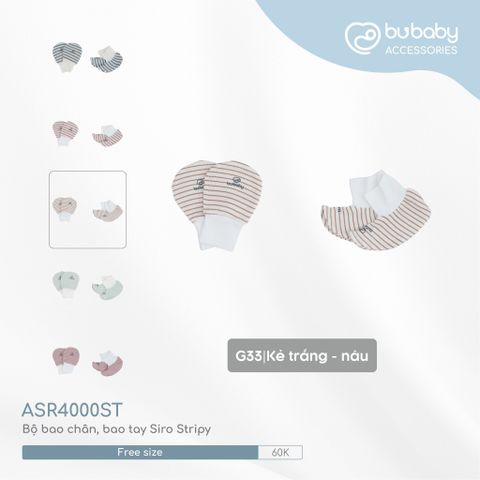 Bao tay bao chân Siro Stripy Bubaby