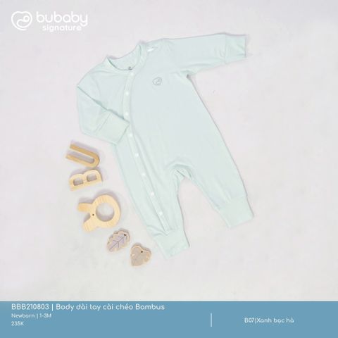 Body dài tay cài chéo Bambus Bubaby BBB210803.0NBA08