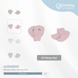 Bao tay bao chân Siro Bubaby - Kẻ blue nhạt C45 - Freesize