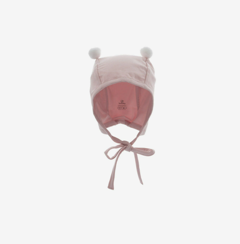 Mũ Buộc dây Quả bông Bonnet Muda Bubaby ABC1943QB.06MA01