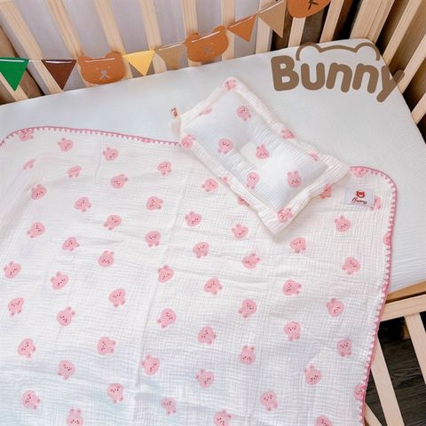 Chăn mềm Bunny viền