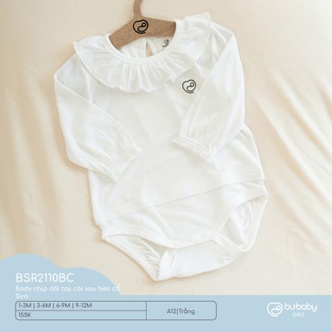Body chip dài tay cài sau bèo cổ Siro Bubaby BSR2110BC.06MA05