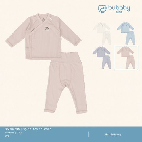Bộ dài tay cài chéo Bubaby BSR110805.0NBA01