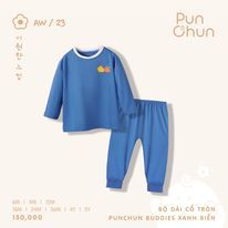 Bộ dài tay cổ tròn Punchun