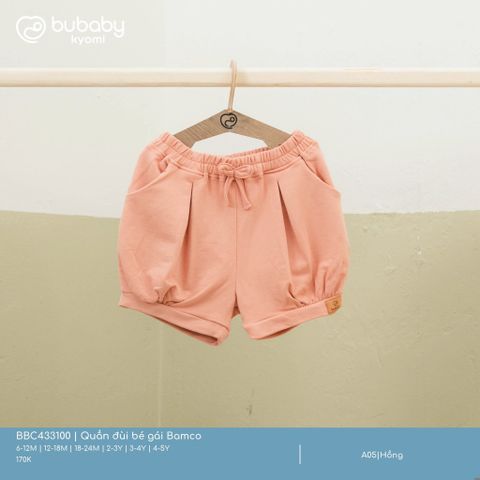 Quần đùi bé gái Bamco Bubaby BBC433100.03YA05
