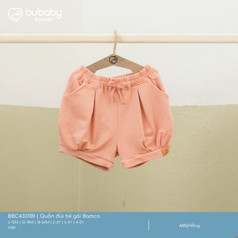 Quần đùi bé gái Bamco Bubaby BBC433100.03YA05