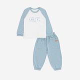 Bộ dài tay Bubaby cổ tròn Gloute