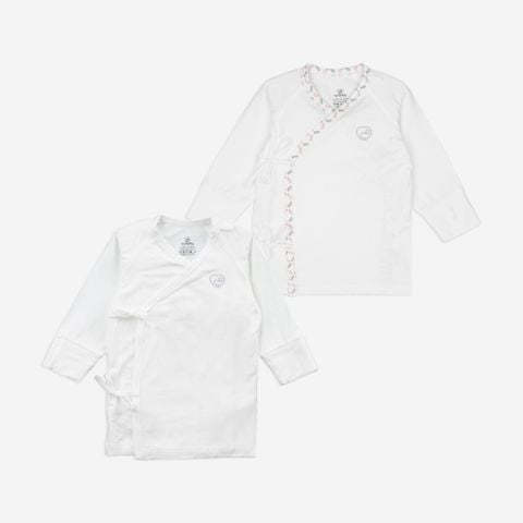 Áo dài tay buộc dây chéo Bambus Iconic 1 Bubaby