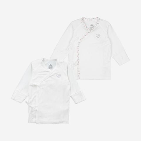 Áo dài tay buộc dây chéo Bambus Iconic 1 Bubaby