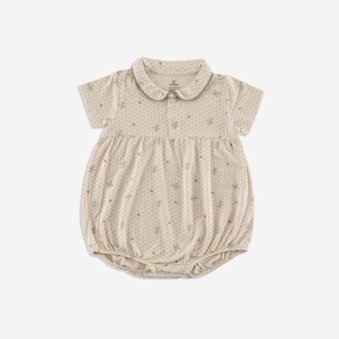 Body Bubaby chip ngắn tay bé gái cổ Peter Pan Gami