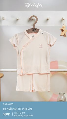 Bộ ngắn tay cài chéo Siro Bubaby BSR130807.06MK69