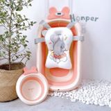 Chậu tắm Honper gấp gọn kèm phao có nhiệt kế