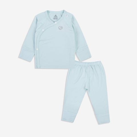 Bộ dài tay cài chéo Bambus 801 Bubaby