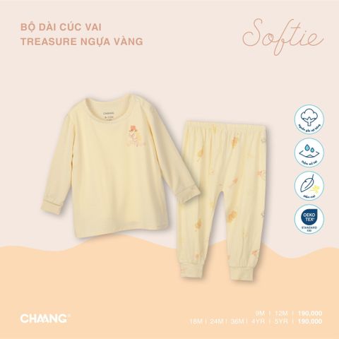 Bộ dài tay cúc vai Treasure Chaang