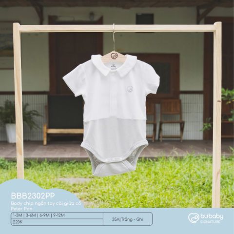 Body chip ngắn tay cài giữa cổ Peter Pan Bubaby BBB2302PP.06M35A
