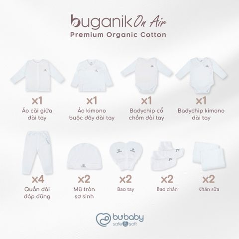 Set sơ sinh Buganik On Air Bubaby
