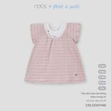 Váy dài màu tím hồng thêu trang trí Nous NE3S25-DR1-F01-PP-6M