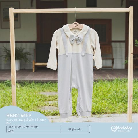 Body dài tay giả yếm cổ Peter Pan Bubaby BBB2166PP.06MF10