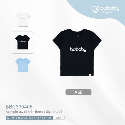 Áo ngắn tay cổ tròn Bamco Signature 1 Bubaby
