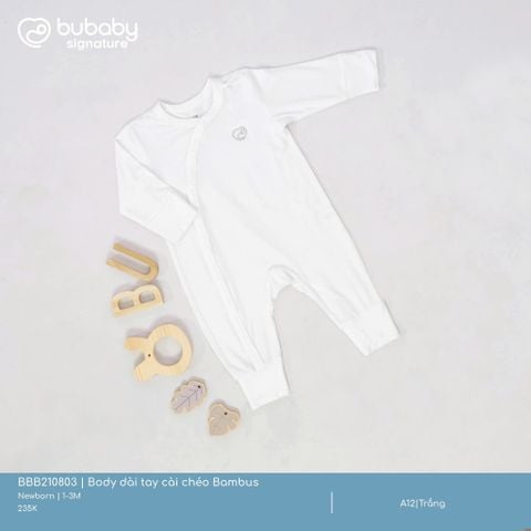 Body dài tay cài chéo Bambus Bubaby BBB210803.0NBA08