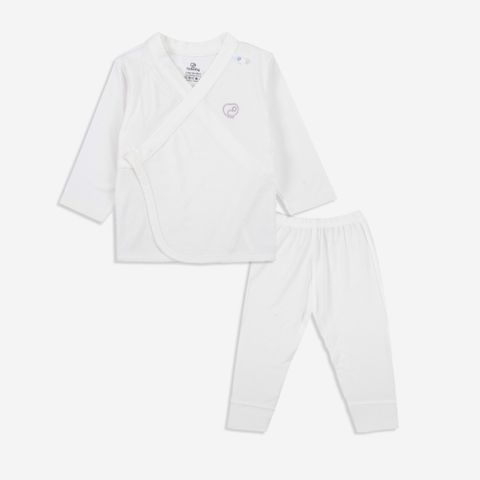 Bộ dài tay cài chéo Bambus 802 Bubaby