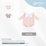 Body chip dài tay bèo vai đáp ngực Mimo Bubaby BCT214900.09MA05