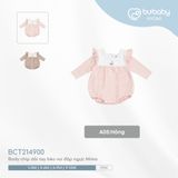 Body chip dài tay bèo vai đáp ngực Mimo Bubaby BCT214900.09MA05