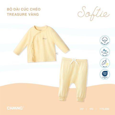 Bộ dài tay cúc chéo Chaang Treasure