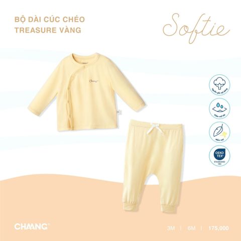 Bộ dài tay cúc chéo Chaang Treasure
