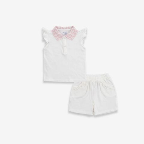 Bộ bèo tay cổ Polo Ponie 309 Bubaby