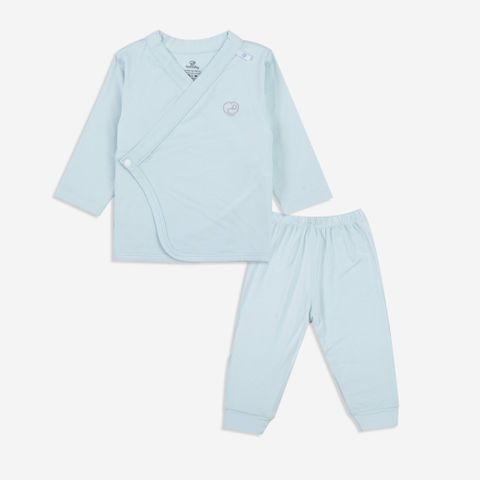 Bộ dài tay cài chéo Bambus 802 Bubaby