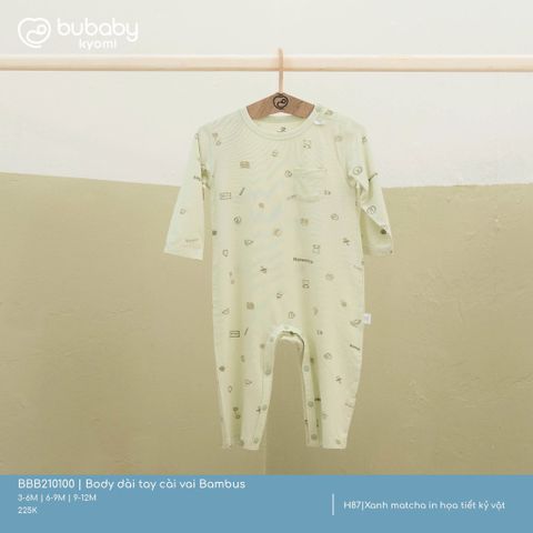 Body dài tay cài vai Bambus Bubaby BBB210100.06MH87