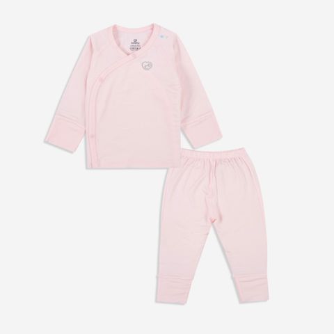 Bộ dài tay cài chéo Bambus 801 Bubaby