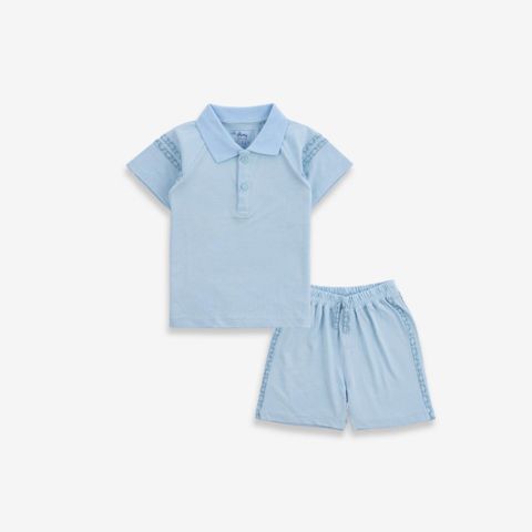 Promo Bộ ngắn tay cổ Polo 130300 Bubaby